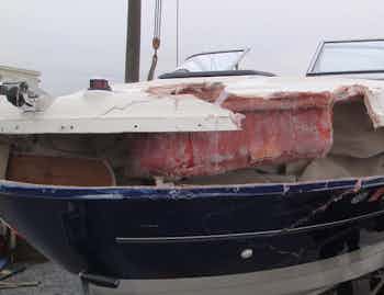 Boat Damage Before
